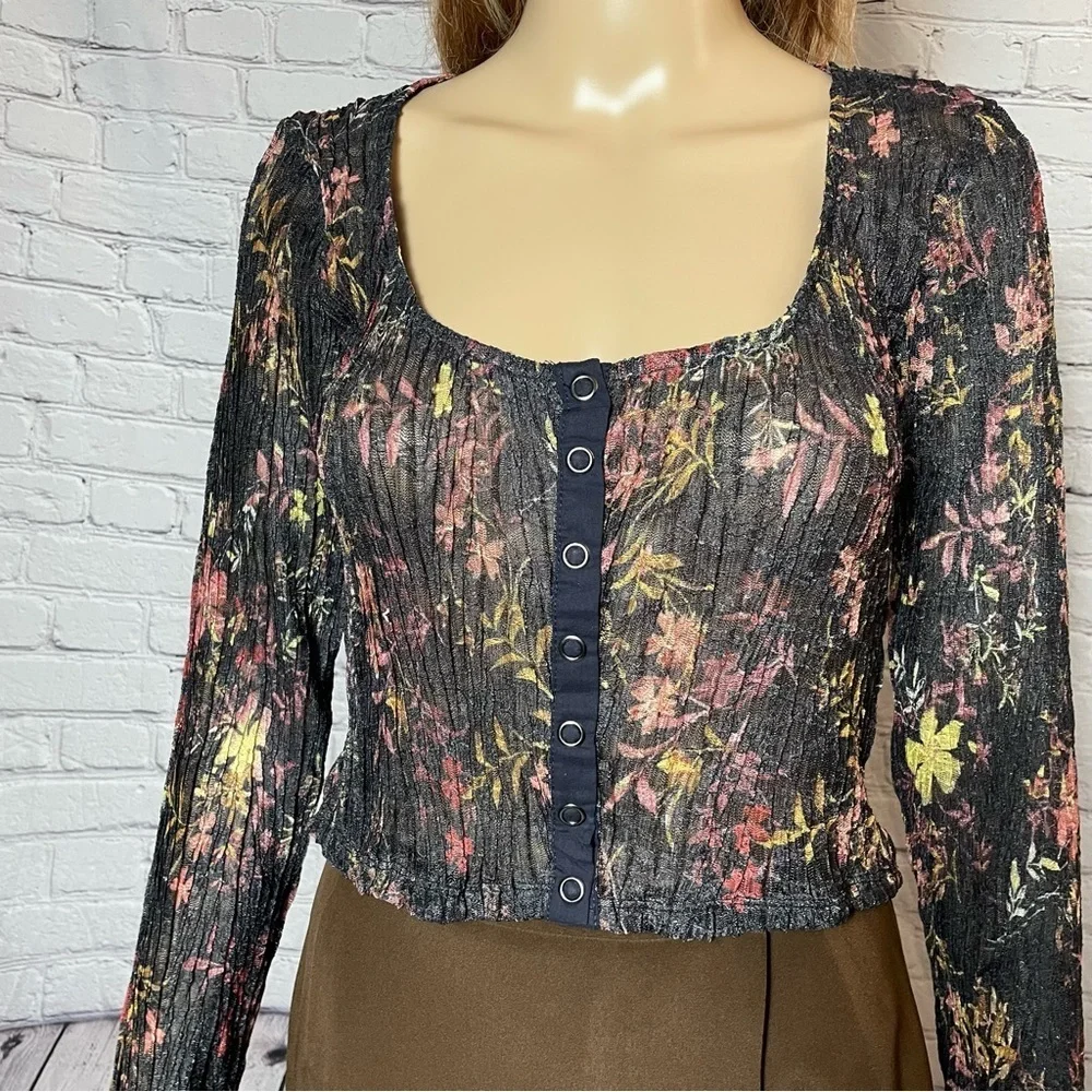 NWT New $78 Free People Angelina Lace Top Size XS